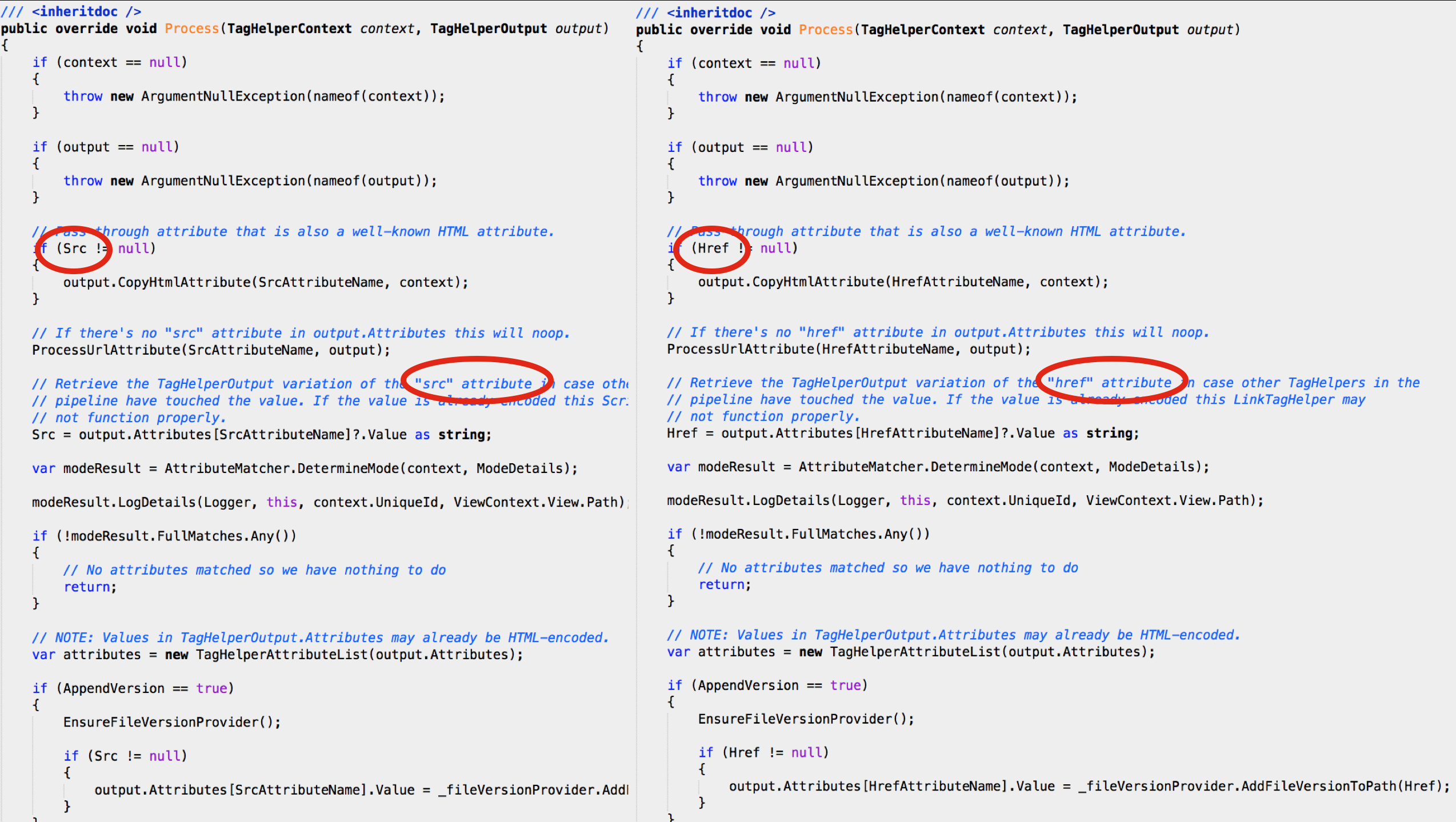 Source code of change coupled files with updated names